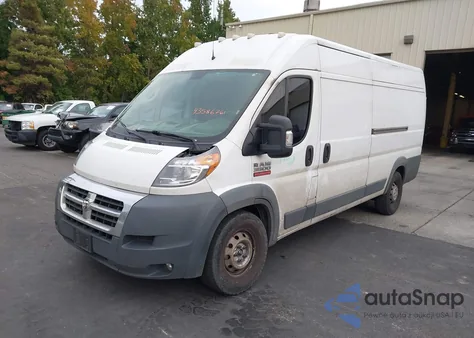 2018 Ram Promaster 3500 Cargo Van High Roof 159 Wb Ext z USA, uszkodzony, nr VIN 3C6URVJG3JE101260